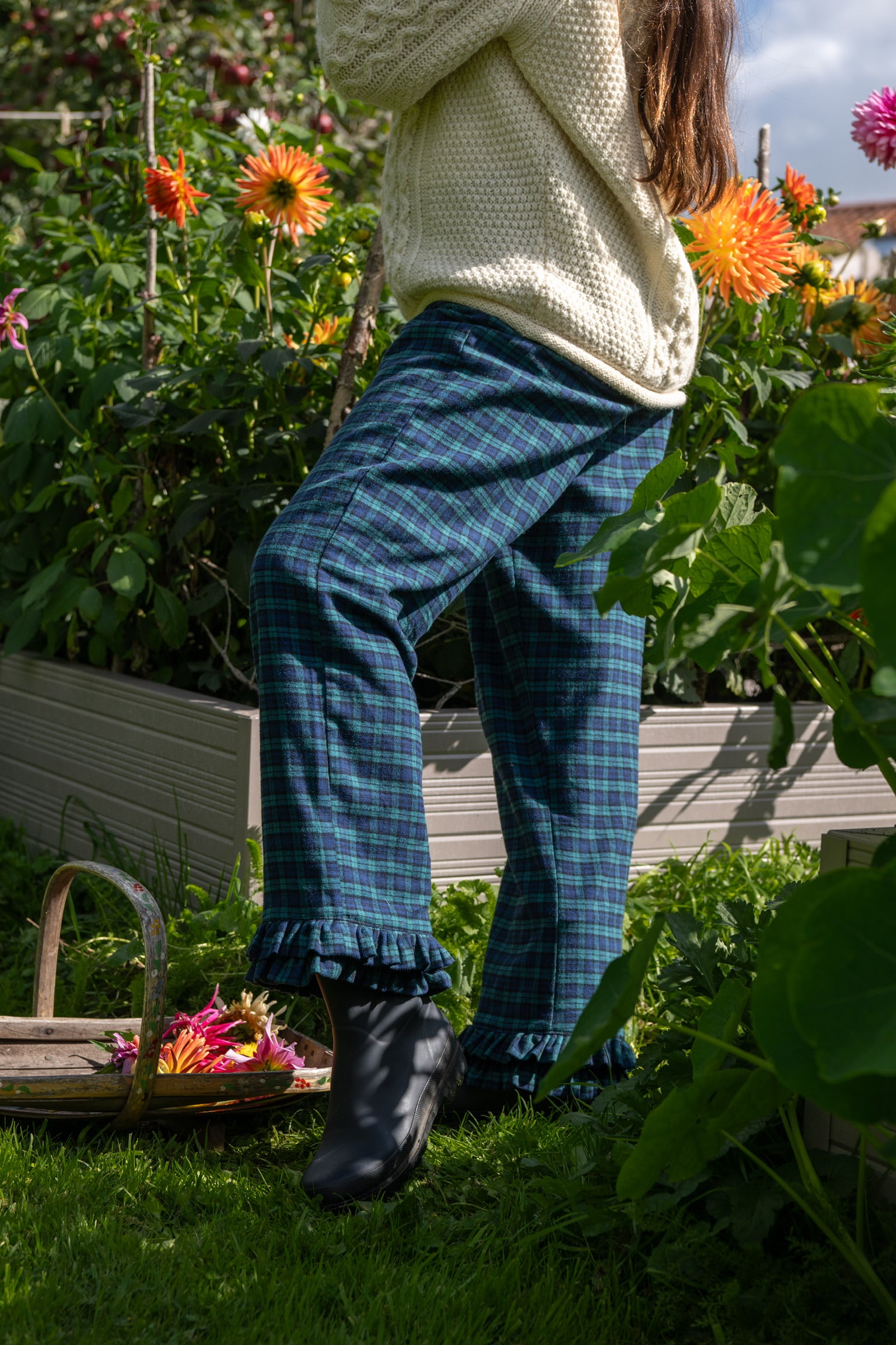 Brockwood Bottom Bloomers in Blackwatch Brushed Cotton