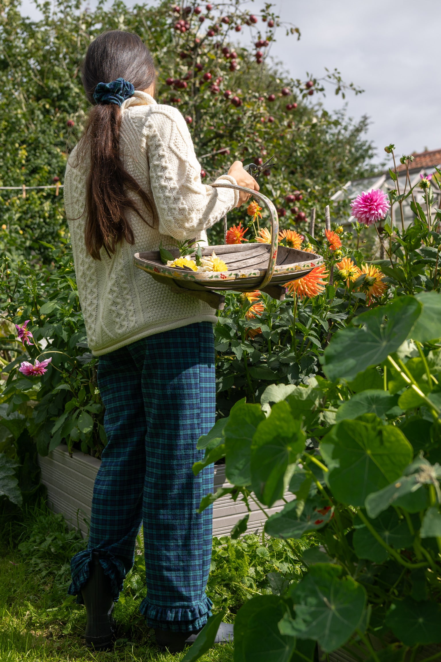 Brockwood Bottom Bloomers in Blackwatch Brushed Cotton