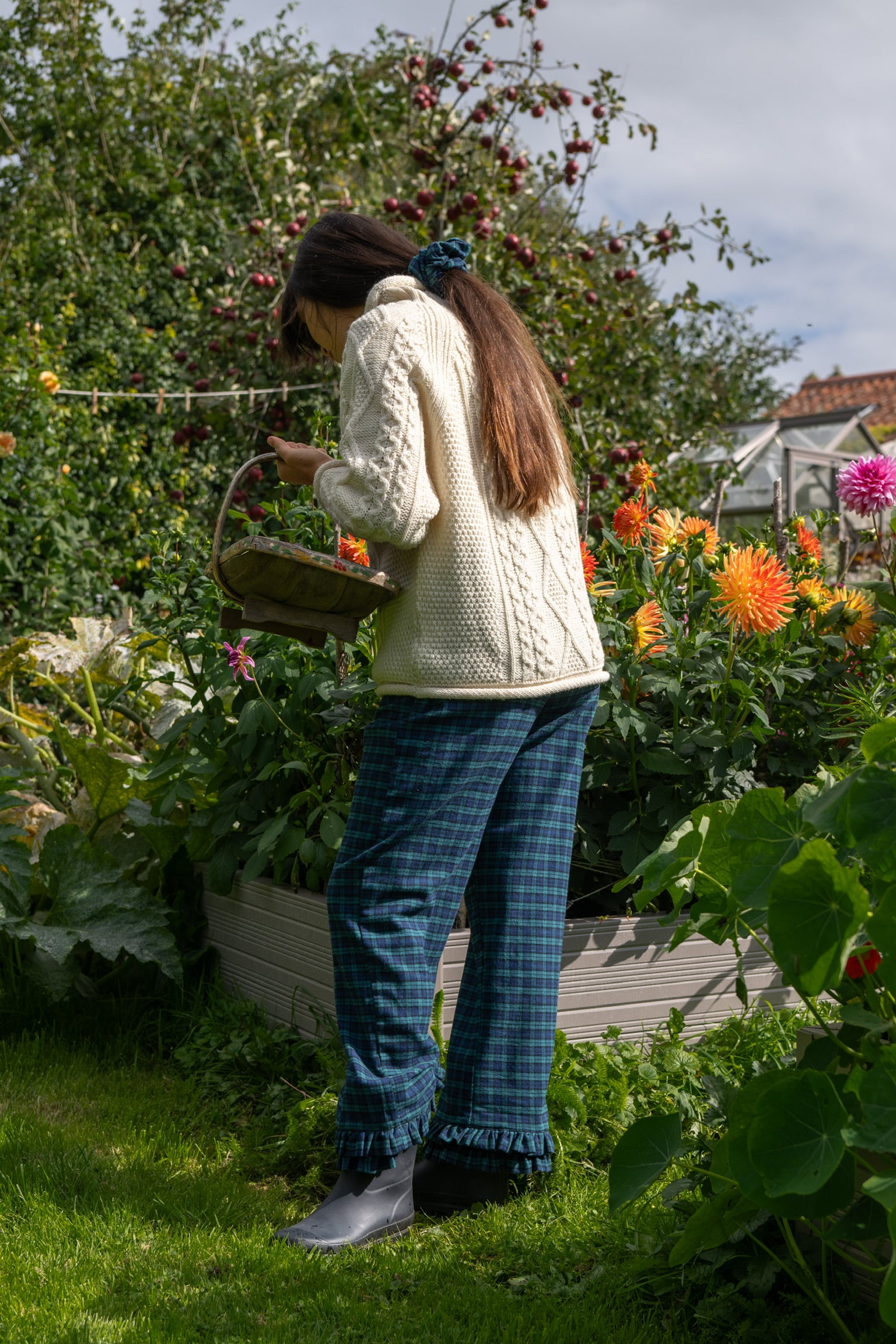Brockwood Bottom Bloomers in Blackwatch Brushed Cotton