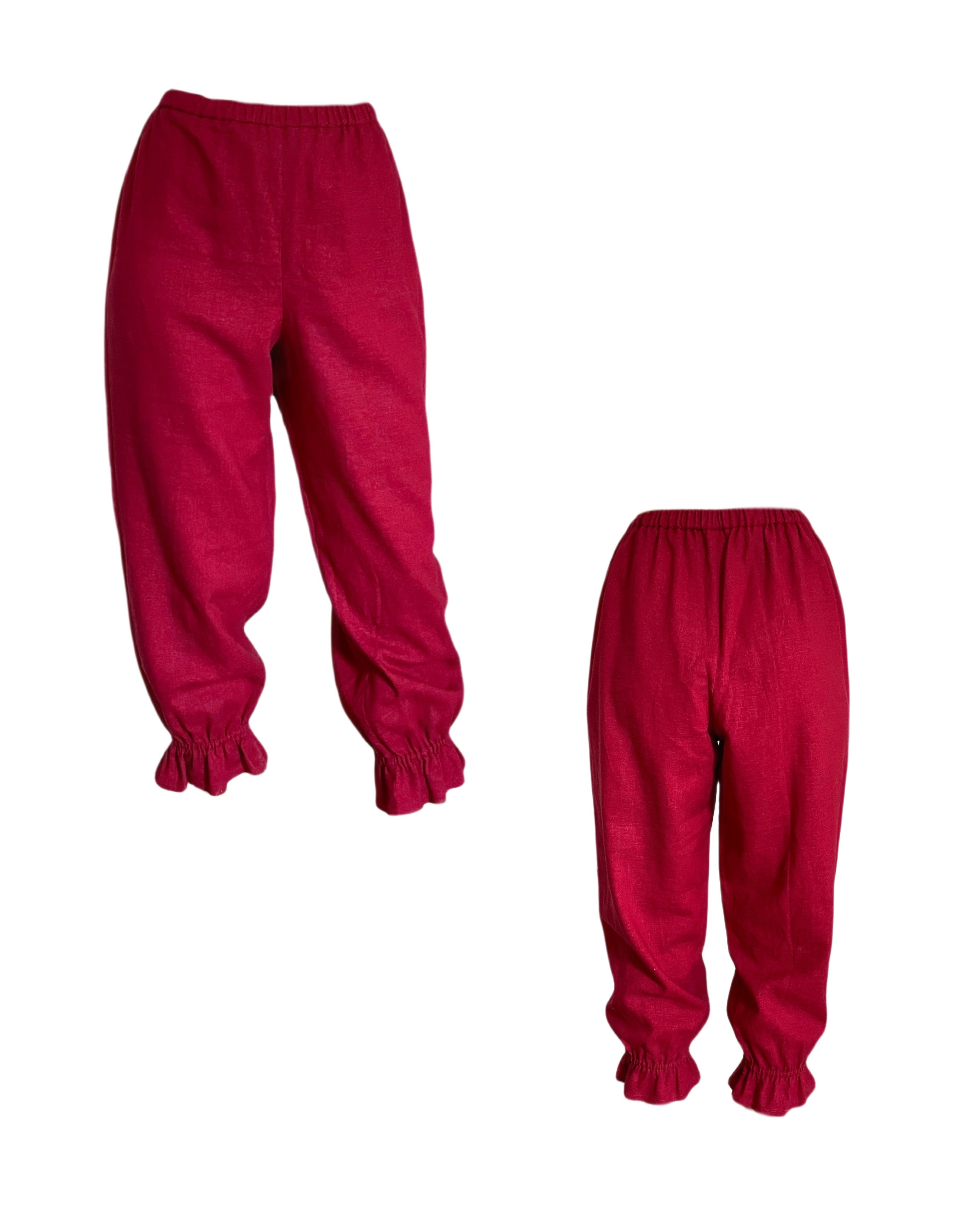 Day & Night Trousers in Red