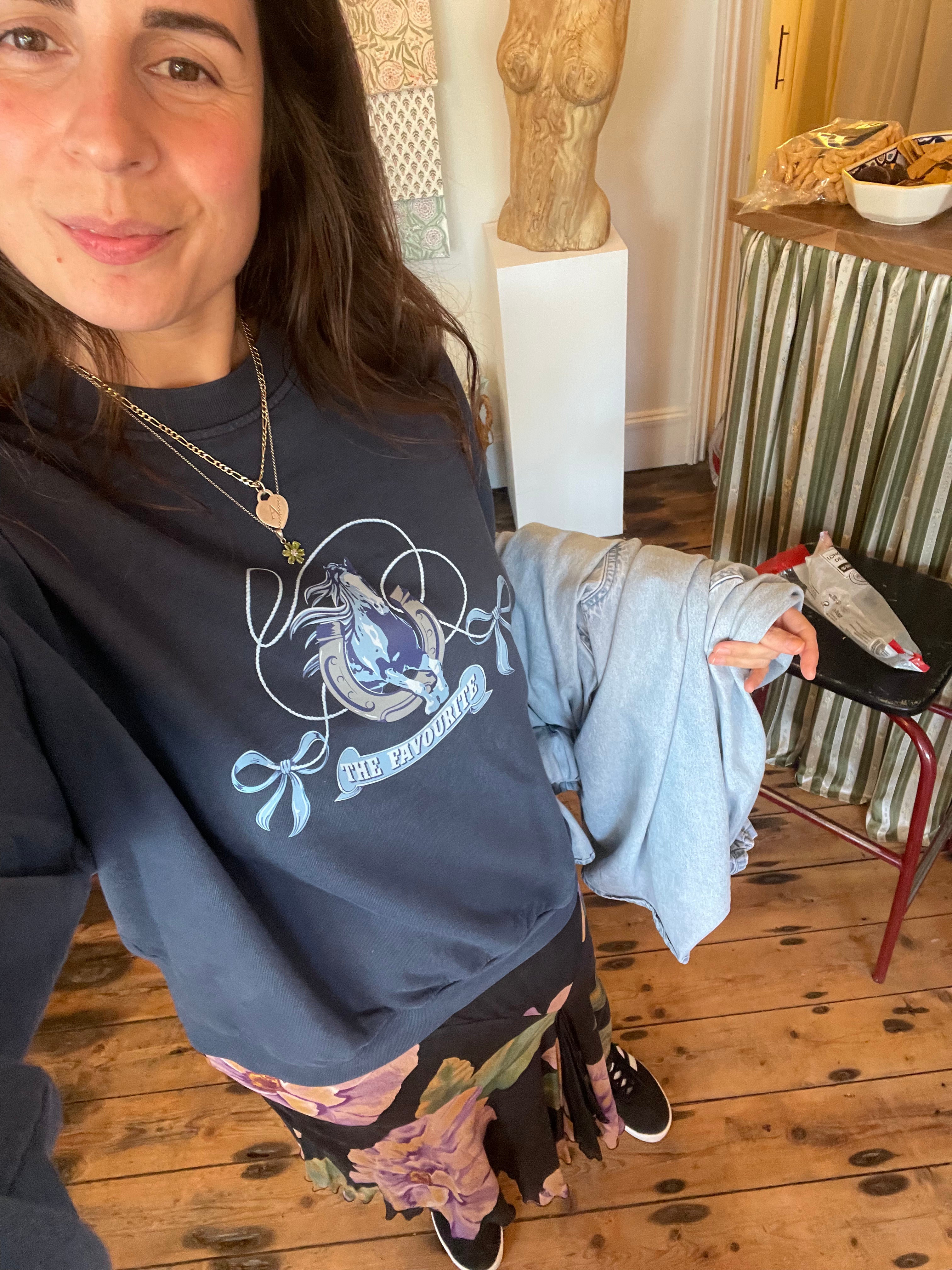 'The Favourite' Wild Horse Bow Sweatshirt