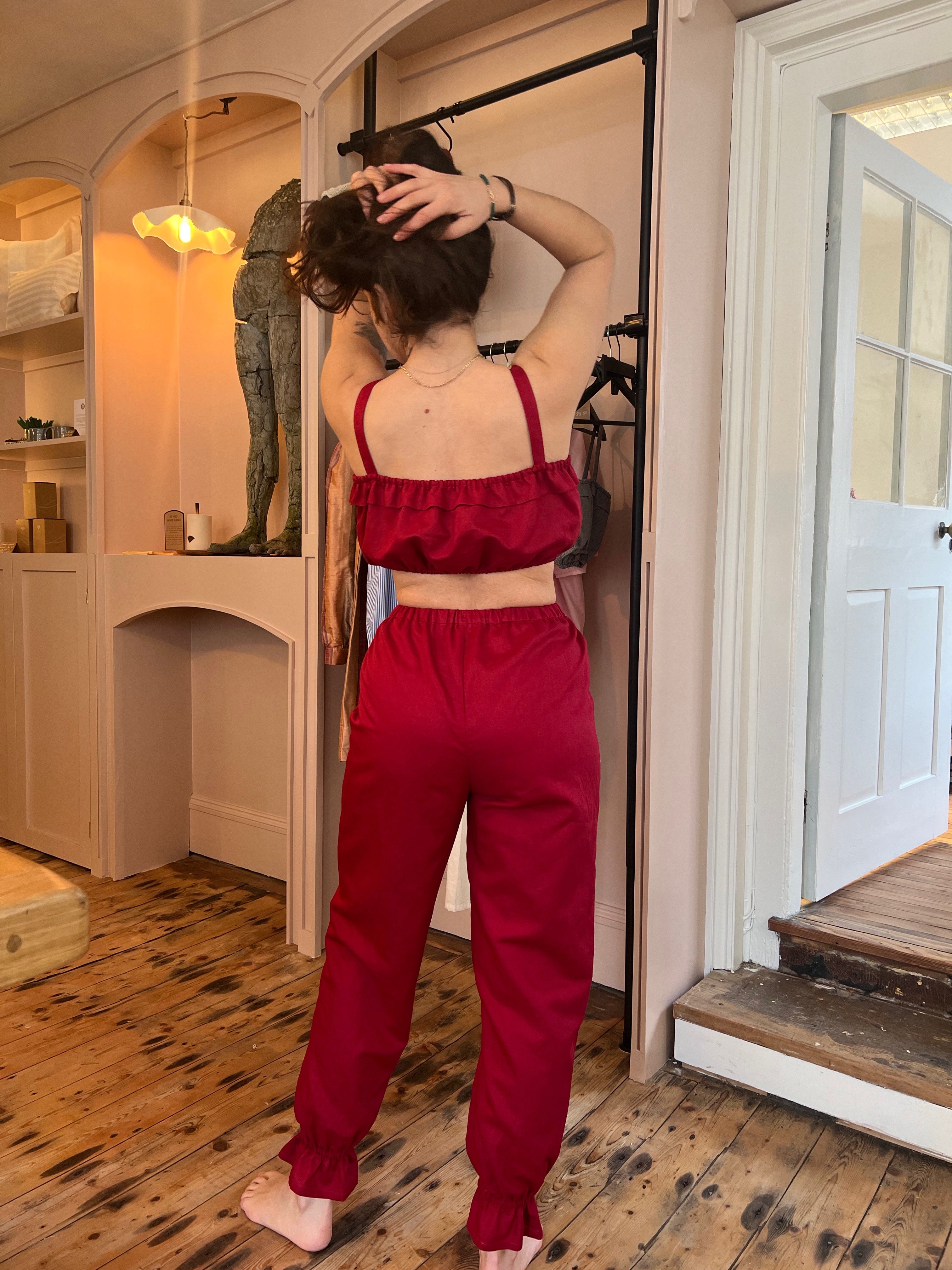 Day & Night Trousers in Red