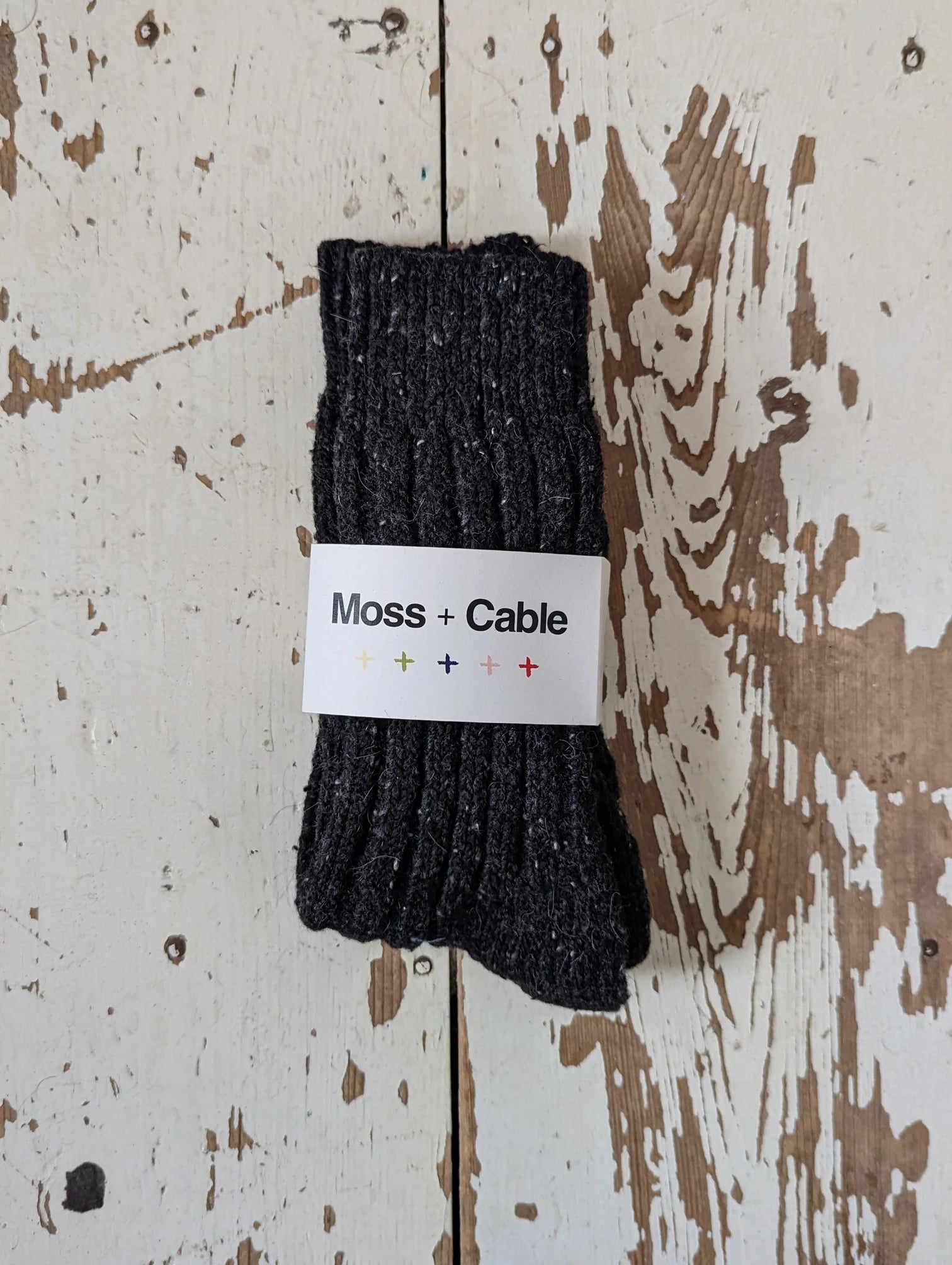 Moss & Cable Hand Knitted Socks