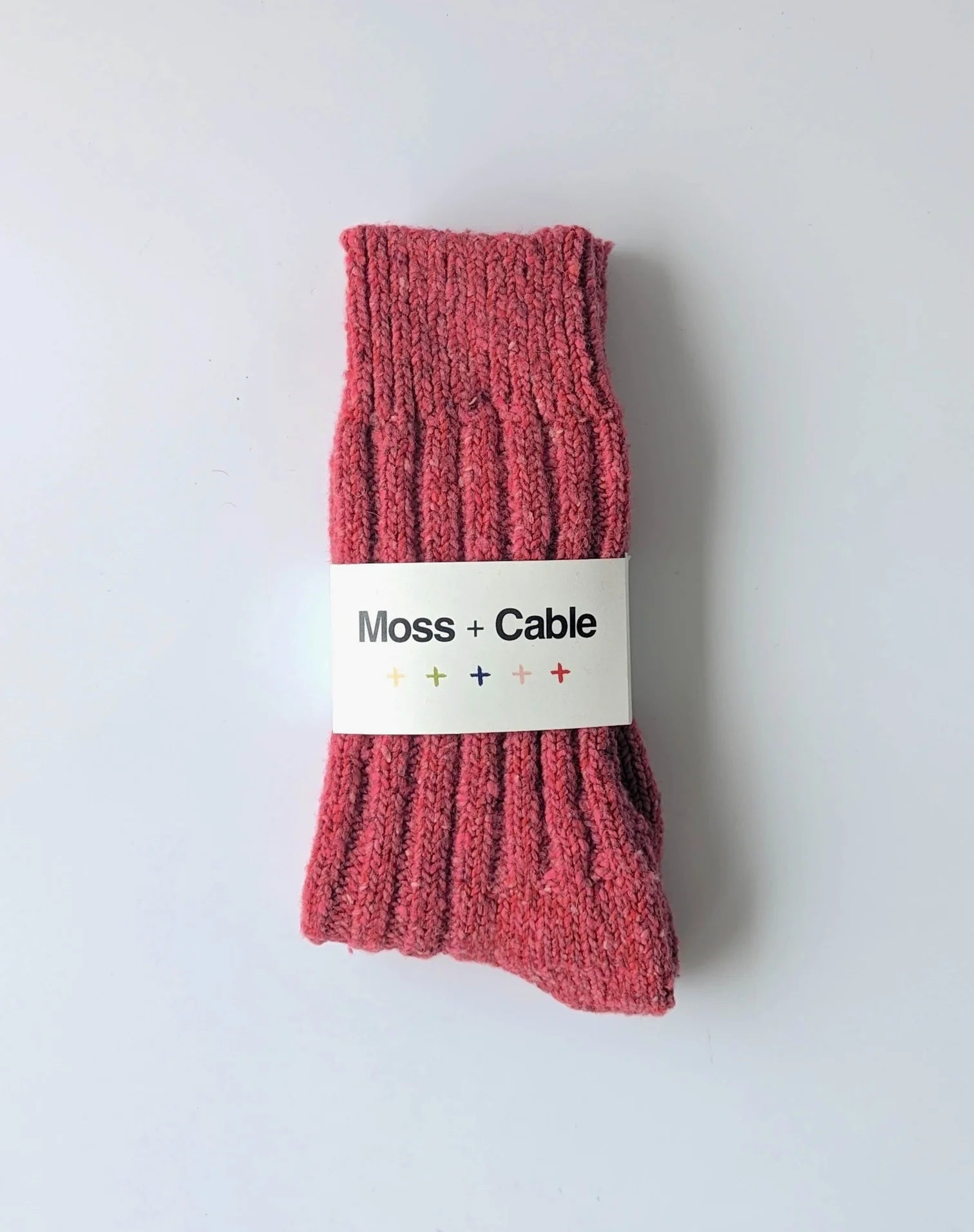 Moss & Cable Hand Knitted Socks