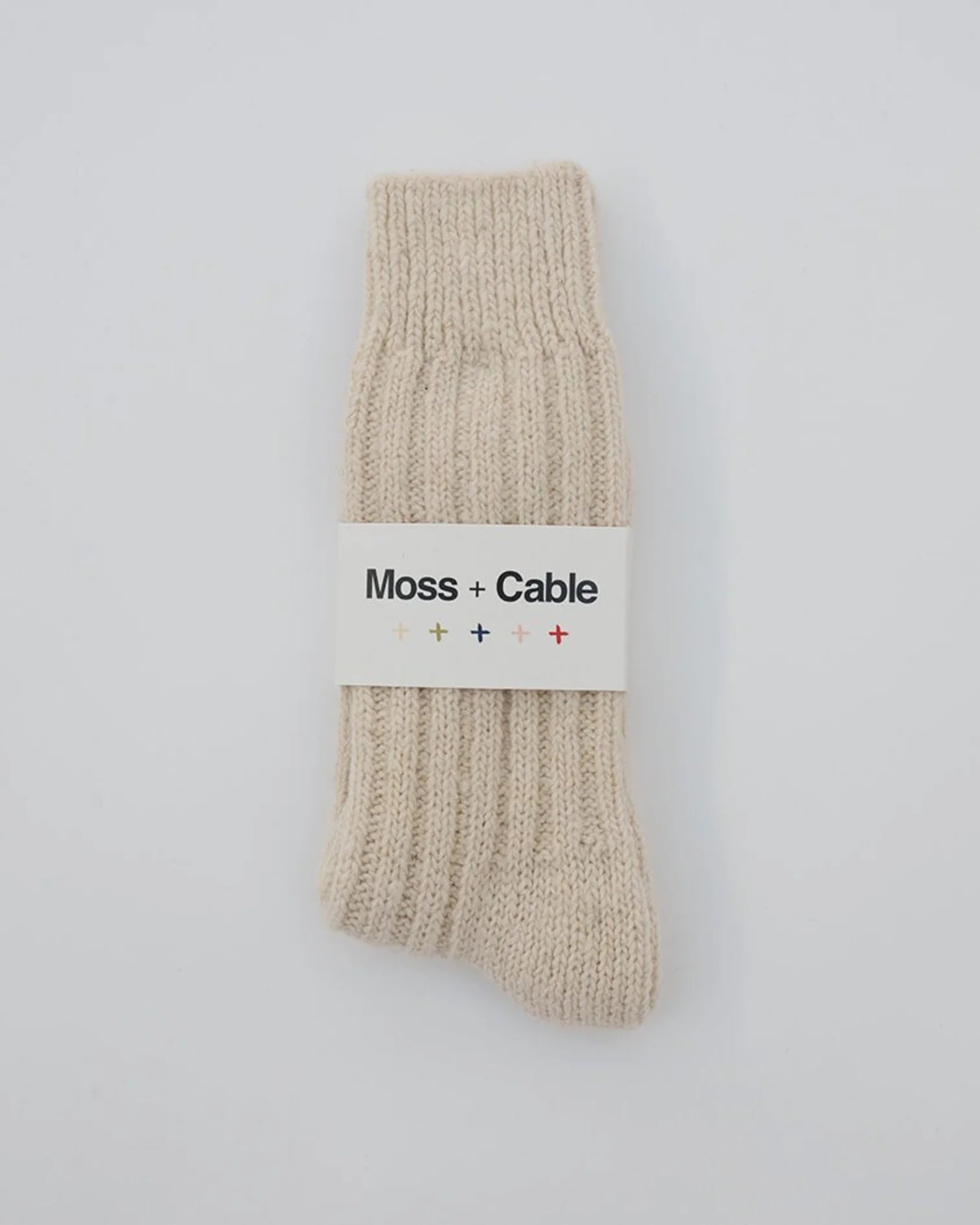 Moss & Cable Hand Knitted Socks