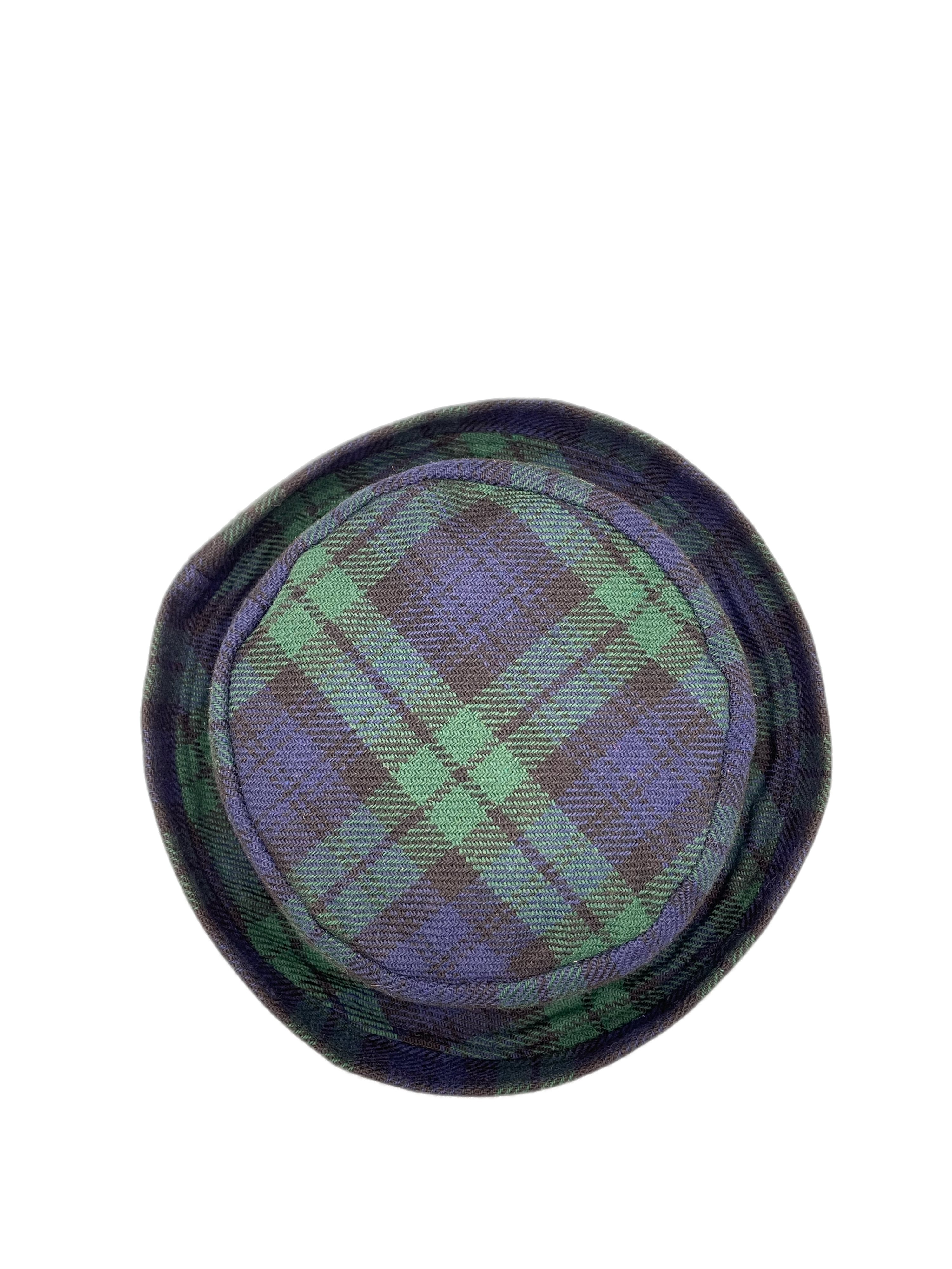 The Hat For Everyone in Black Watch Tartan