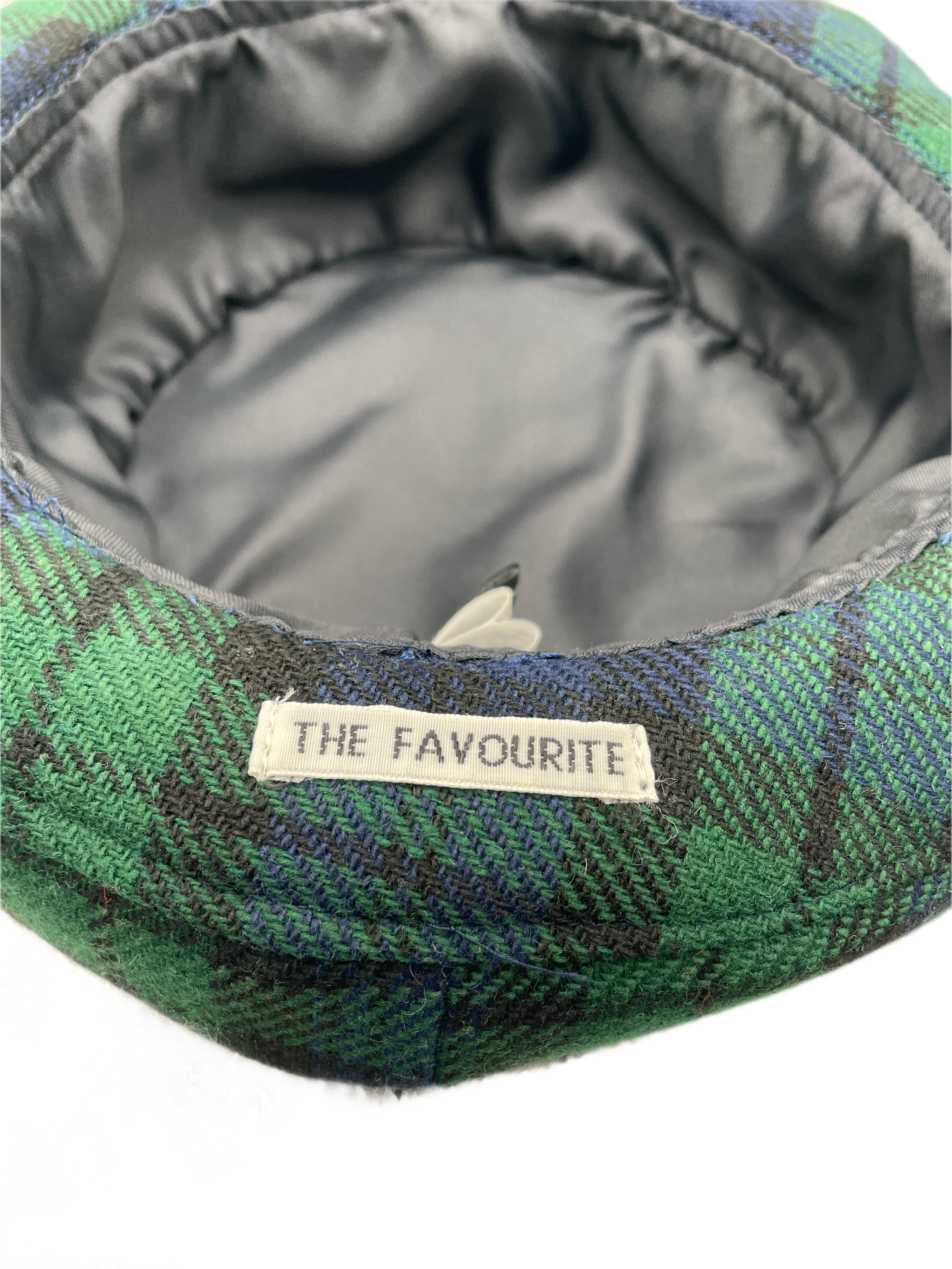 The Hat For Everyone in Black Watch Tartan